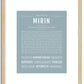 Mirin | Name Art Print