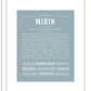 Mirin | Name Art Print