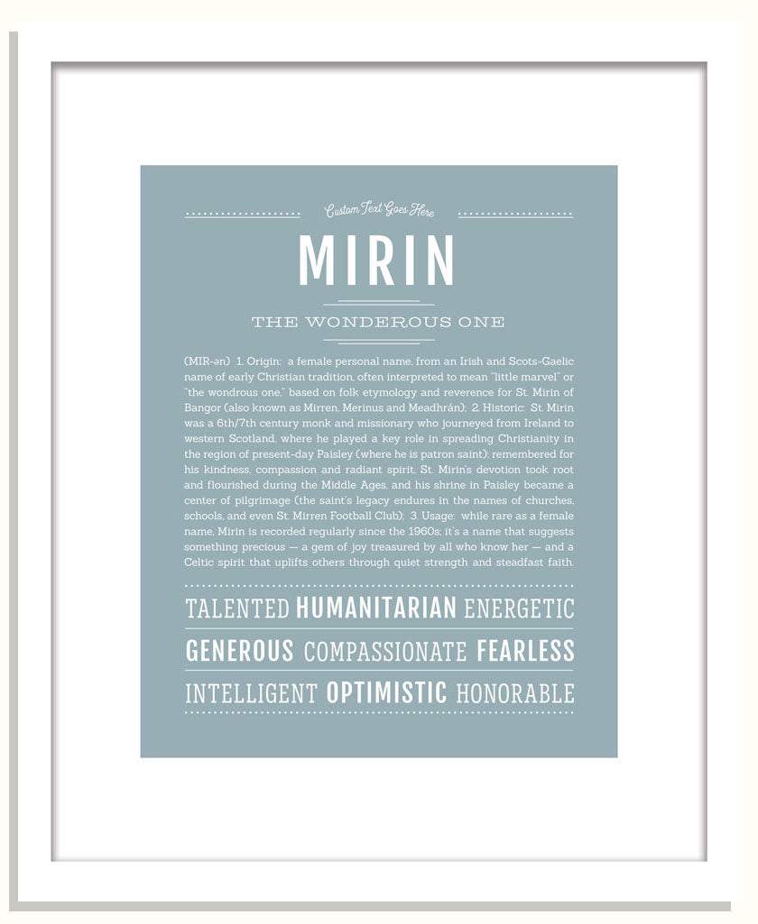 Mirin | Name Art Print