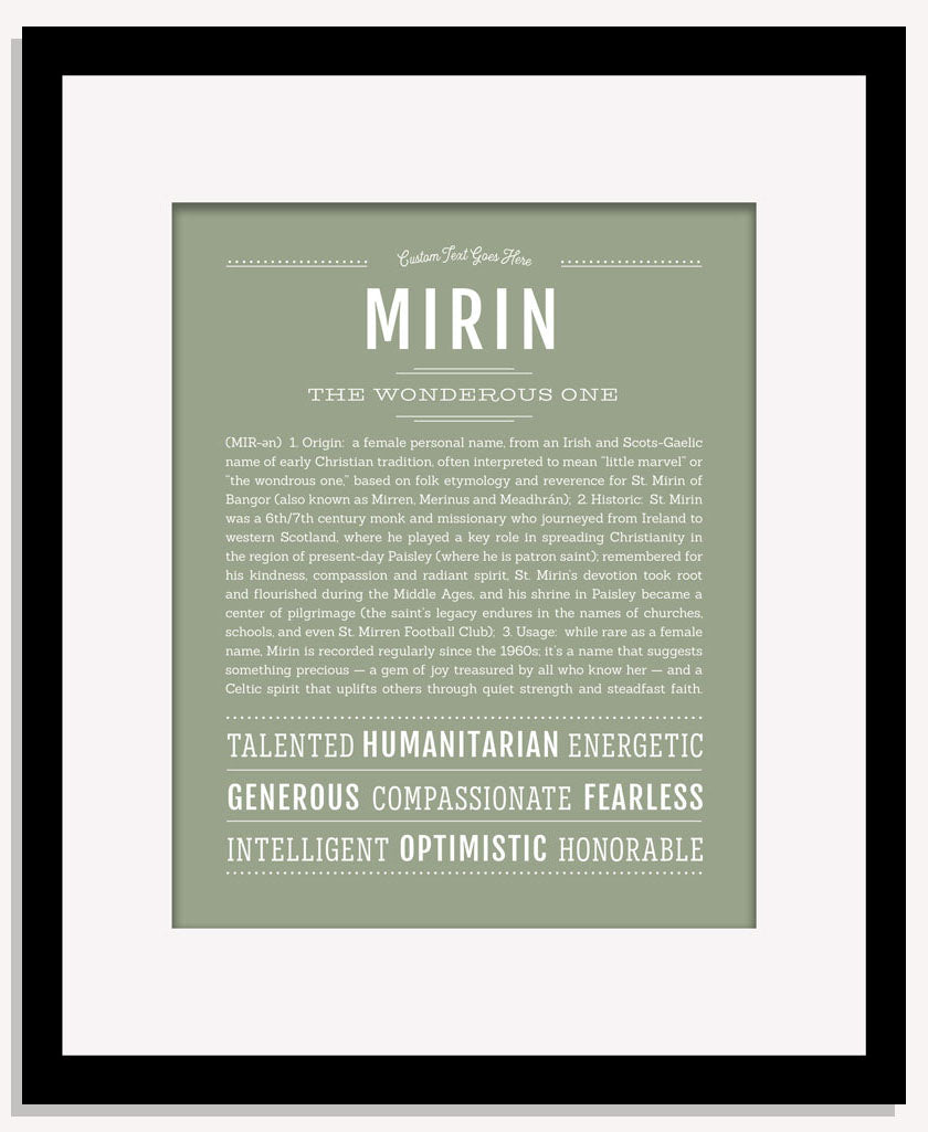 Mirin | Name Art Print