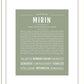 Mirin | Name Art Print