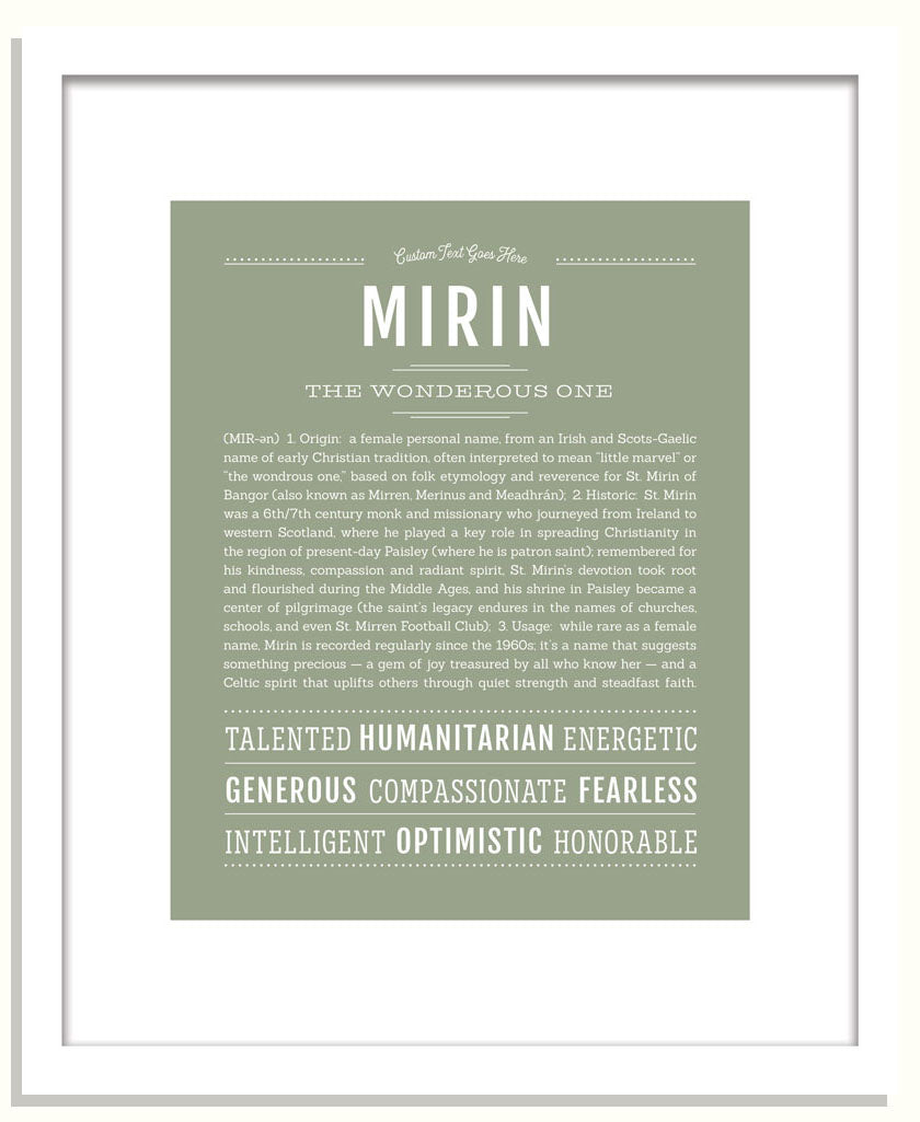 Mirin | Name Art Print