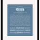 Mirin | Name Art Print