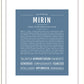 Mirin | Name Art Print