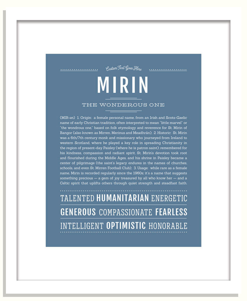 Mirin | Name Art Print