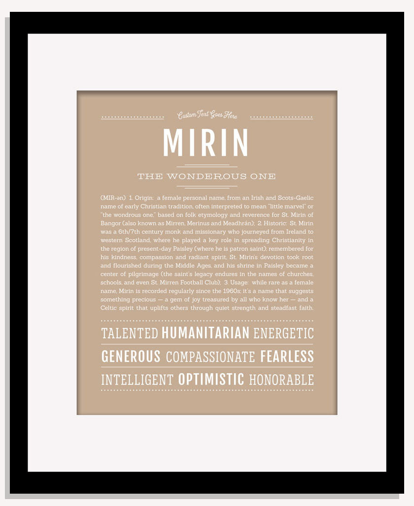 Mirin | Name Art Print