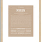 Mirin | Name Art Print