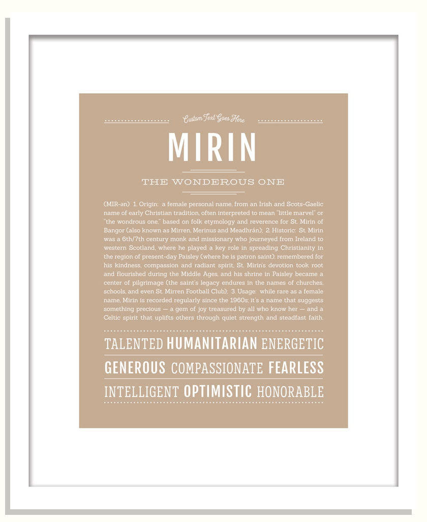 Mirin | Name Art Print