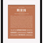 Mirin | Name Art Print