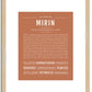 Mirin | Name Art Print