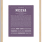 Mischa | Name Art Print