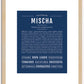 Mischa | Name Art Print