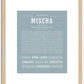 Mischa | Name Art Print