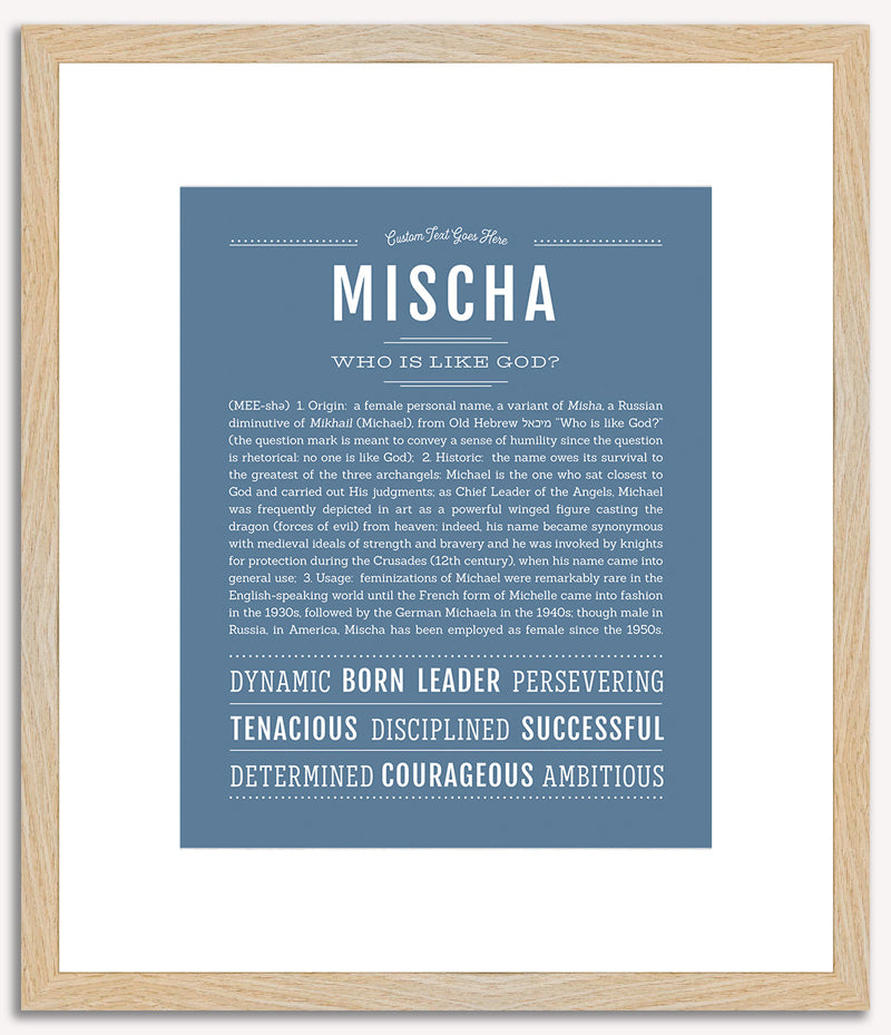 Mischa | Name Art Print