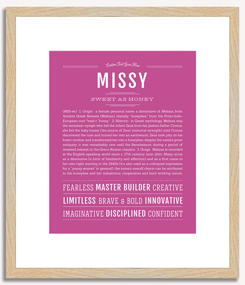 Missy | Name Art Print