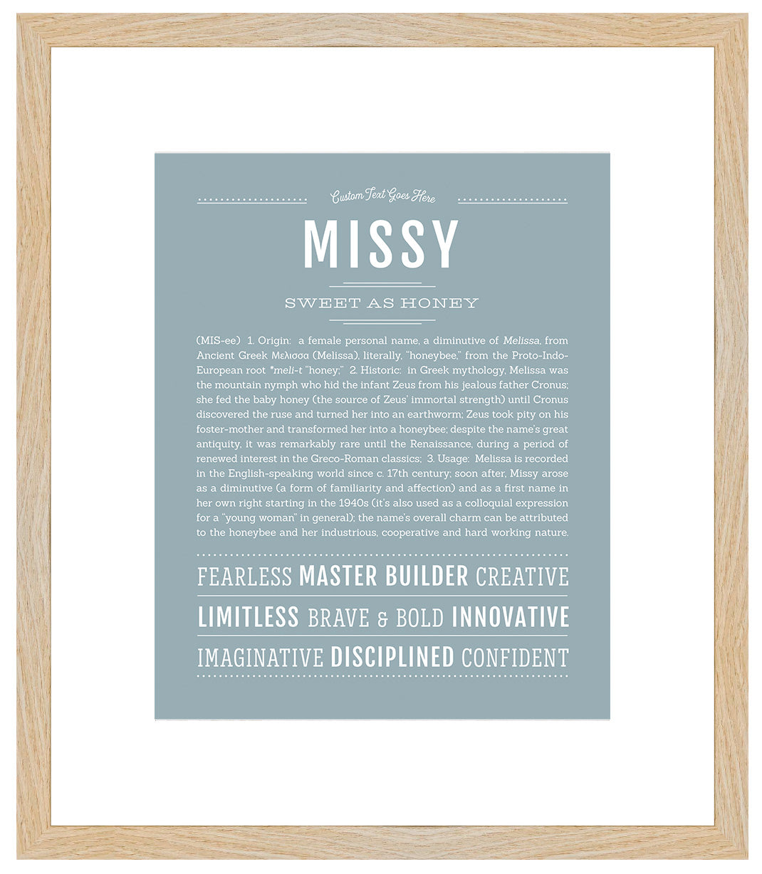 Missy | Name Art Print