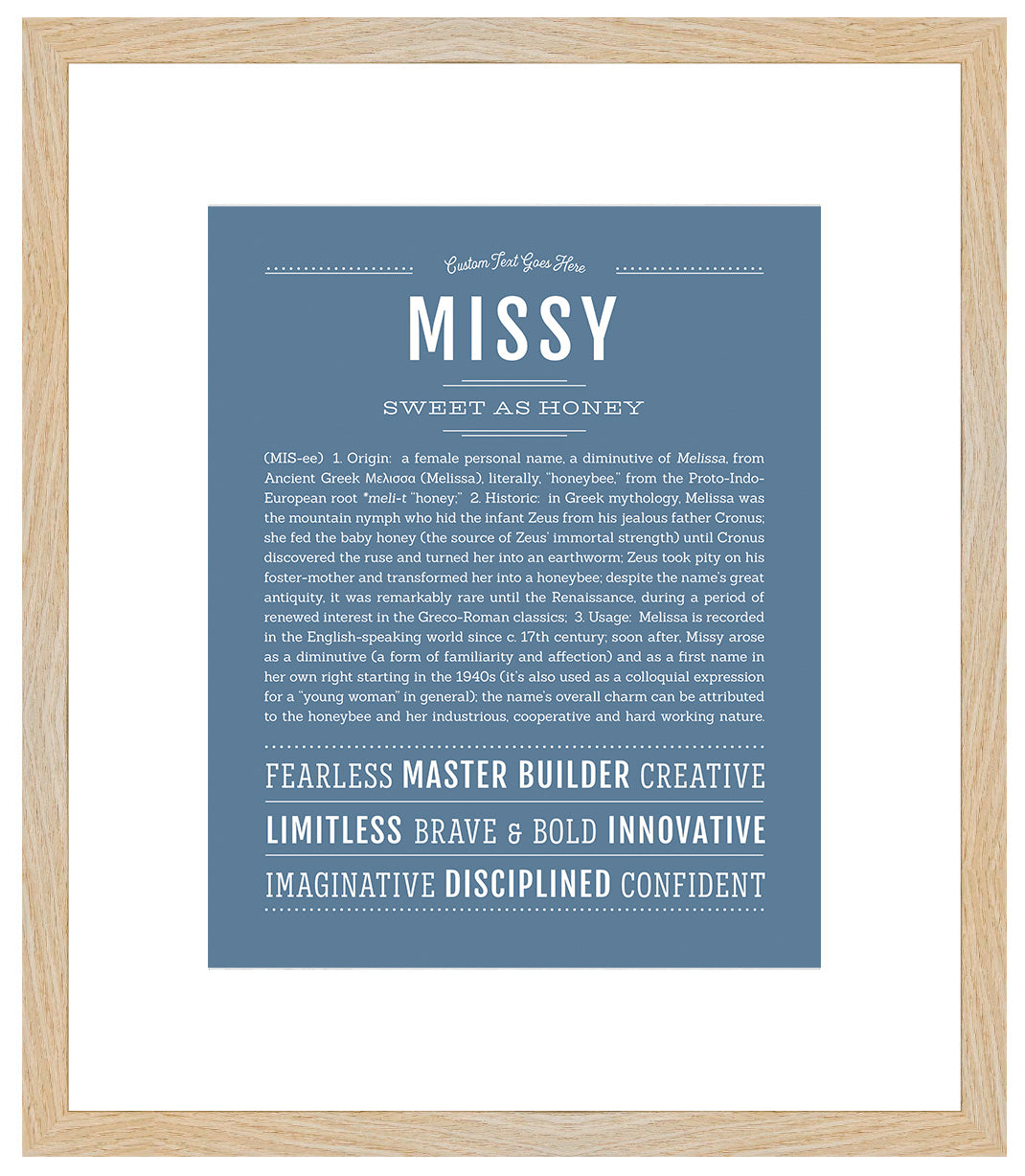 Missy | Name Art Print