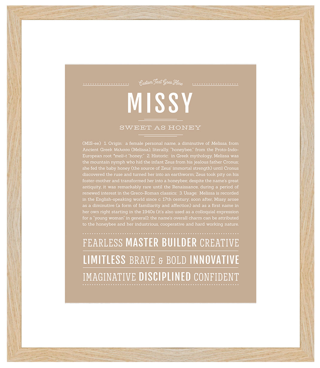 Missy | Name Art Print