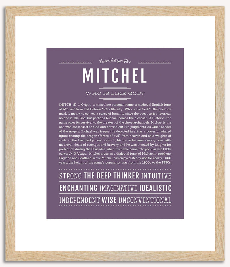 Mitchel | Name Art Print