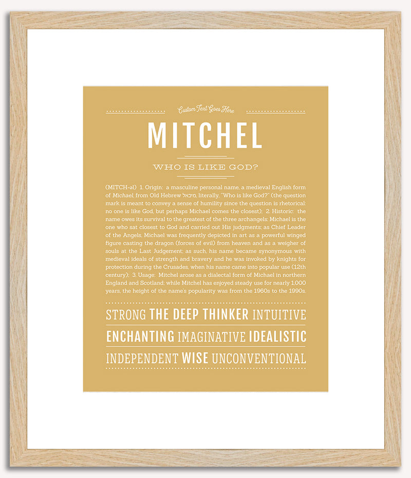 Mitchel | Name Art Print