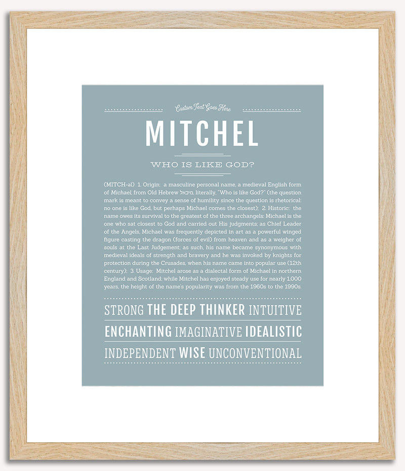 Mitchel | Name Art Print