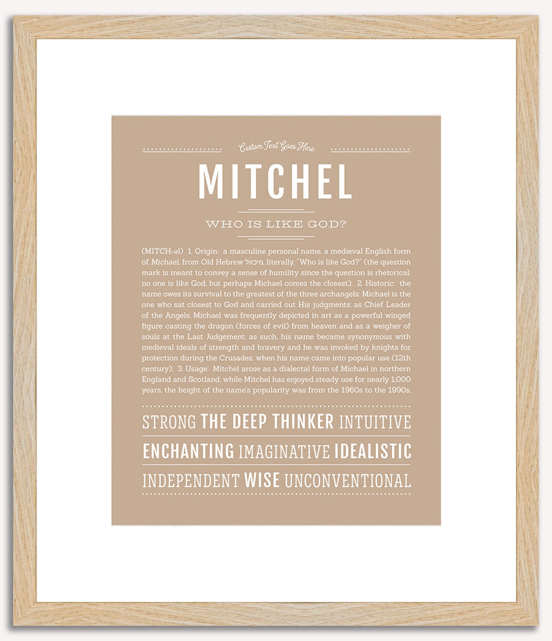 Mitchel | Name Art Print