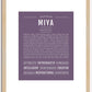 Miya | Name Art Print