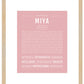 Miya | Name Art Print