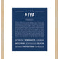 Miya | Name Art Print