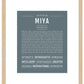 Miya | Name Art Print