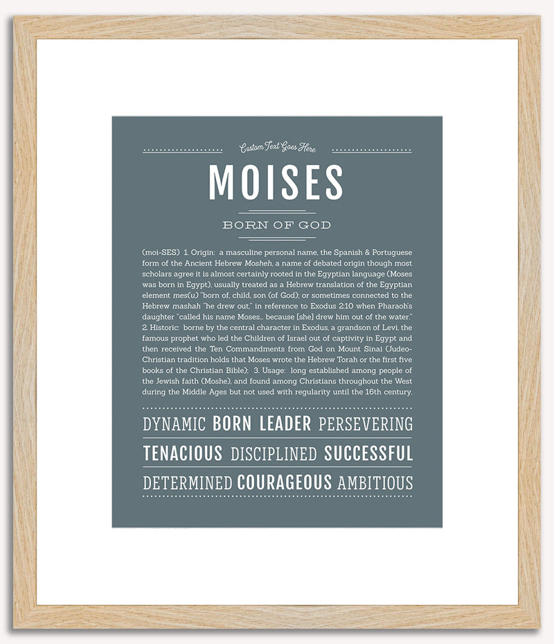 Moises | Name Art Print