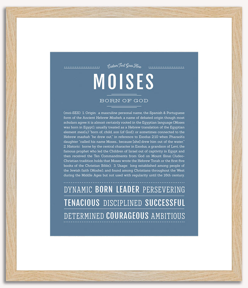 Moises | Name Art Print