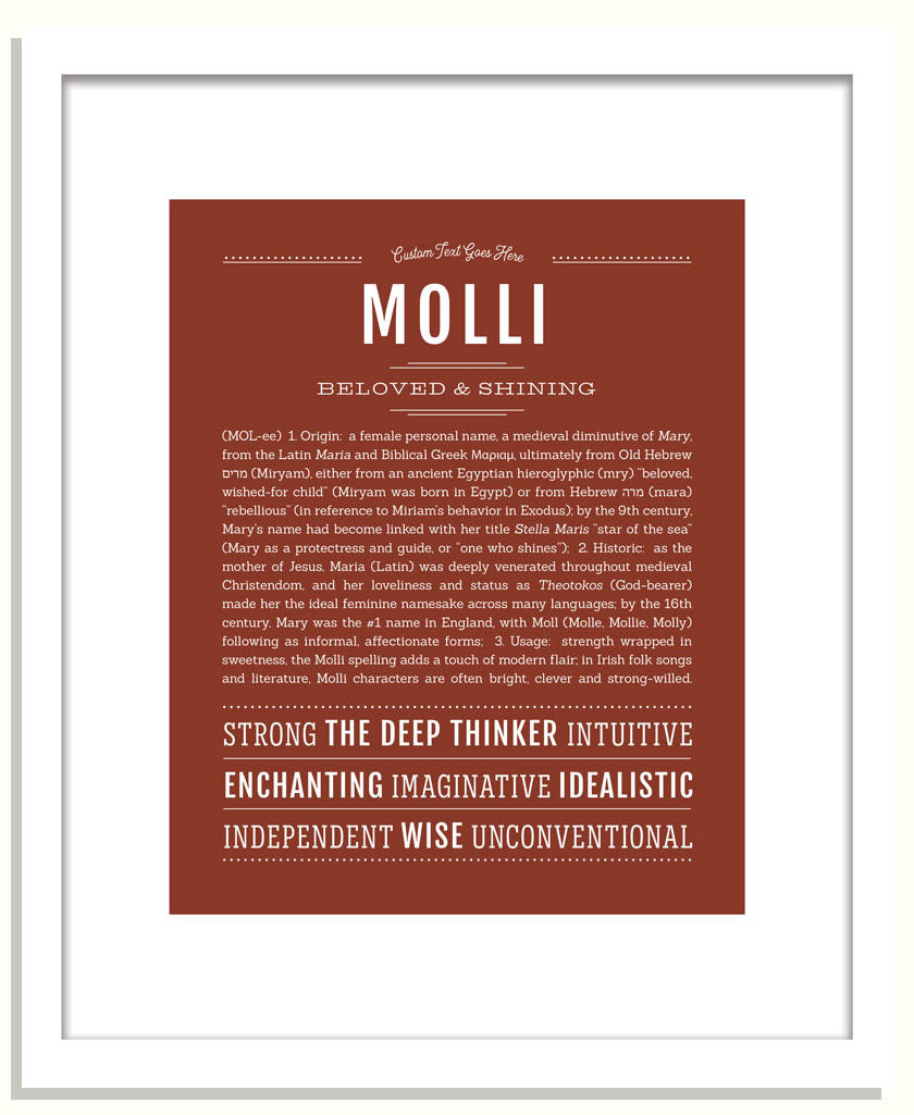 Molli | Name Art Print