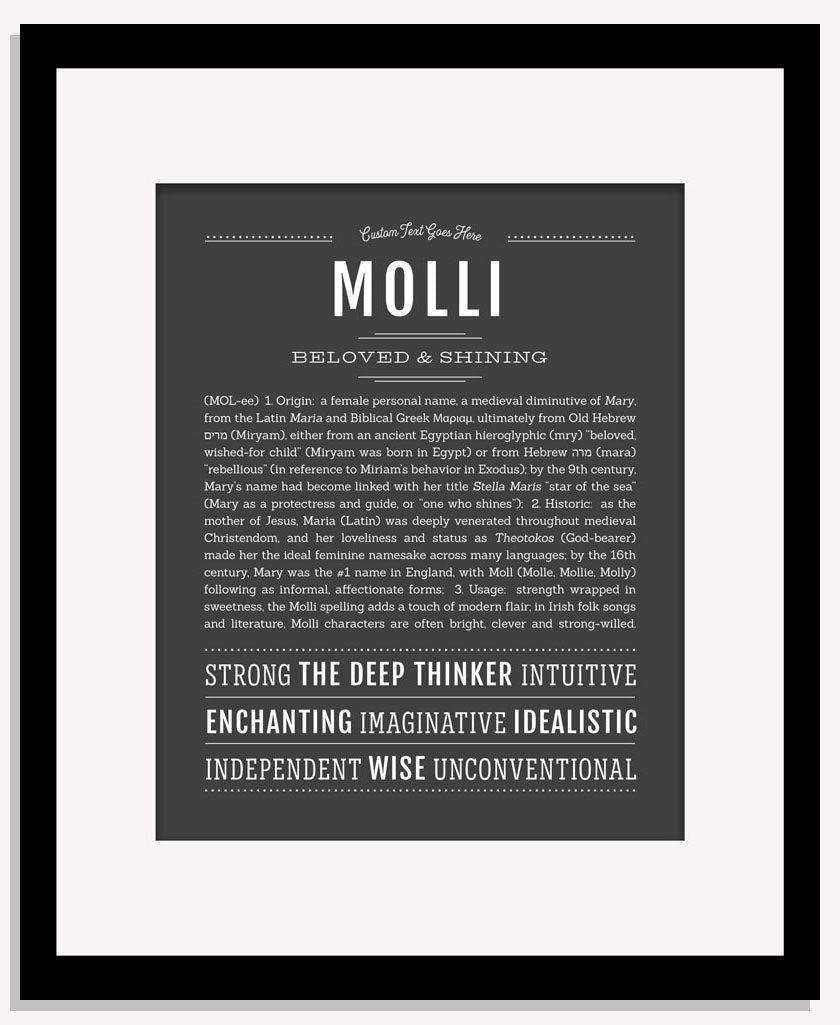 Molli | Name Art Print