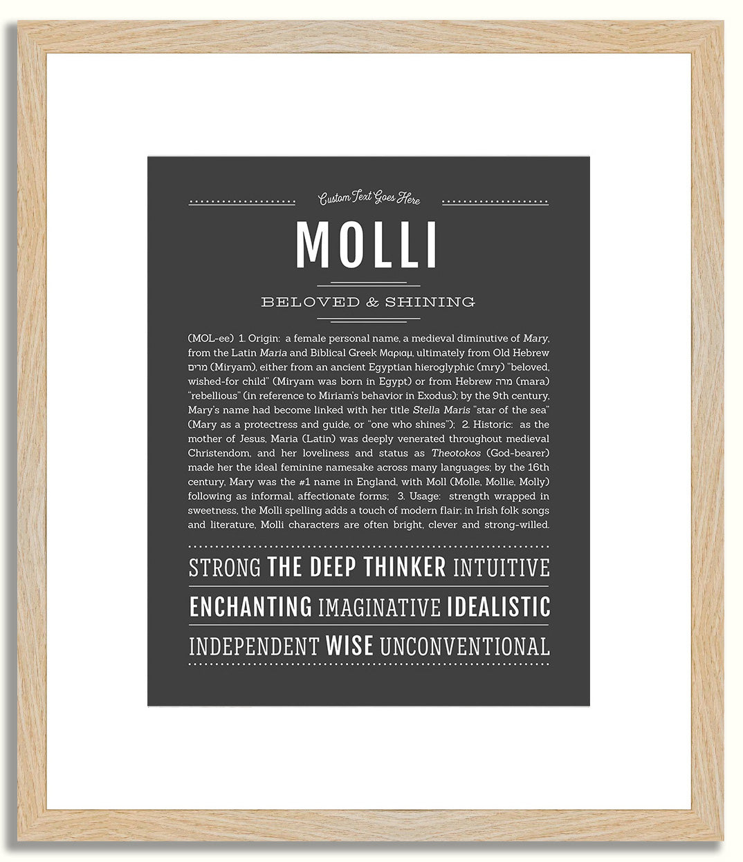 Molli | Name Art Print