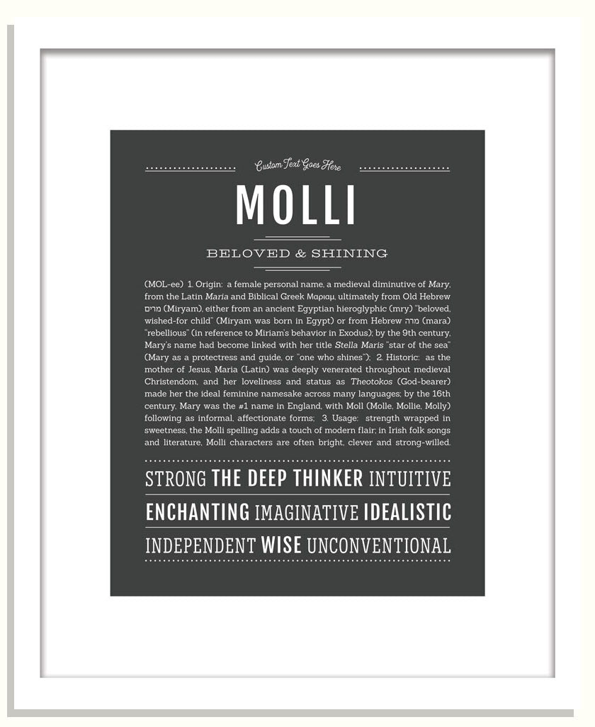 Molli | Name Art Print