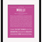 Molli | Name Art Print