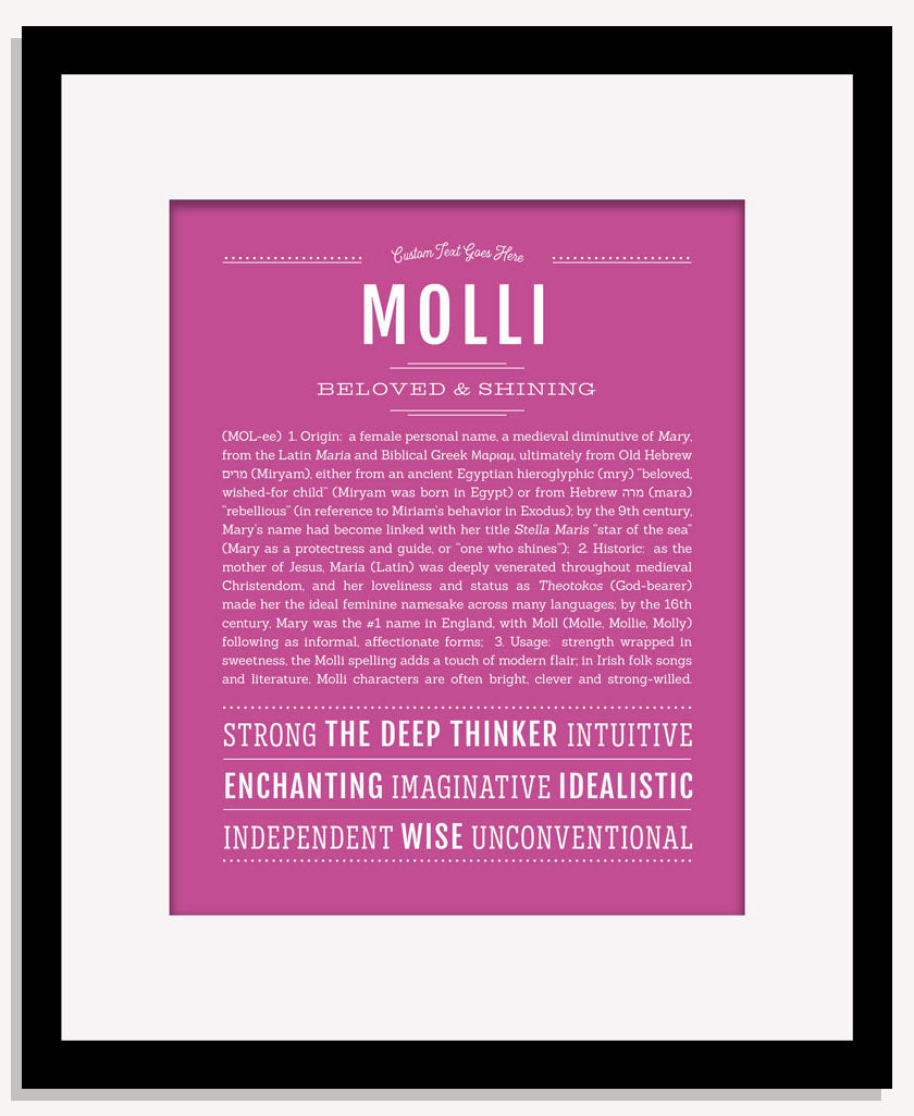 Molli | Name Art Print