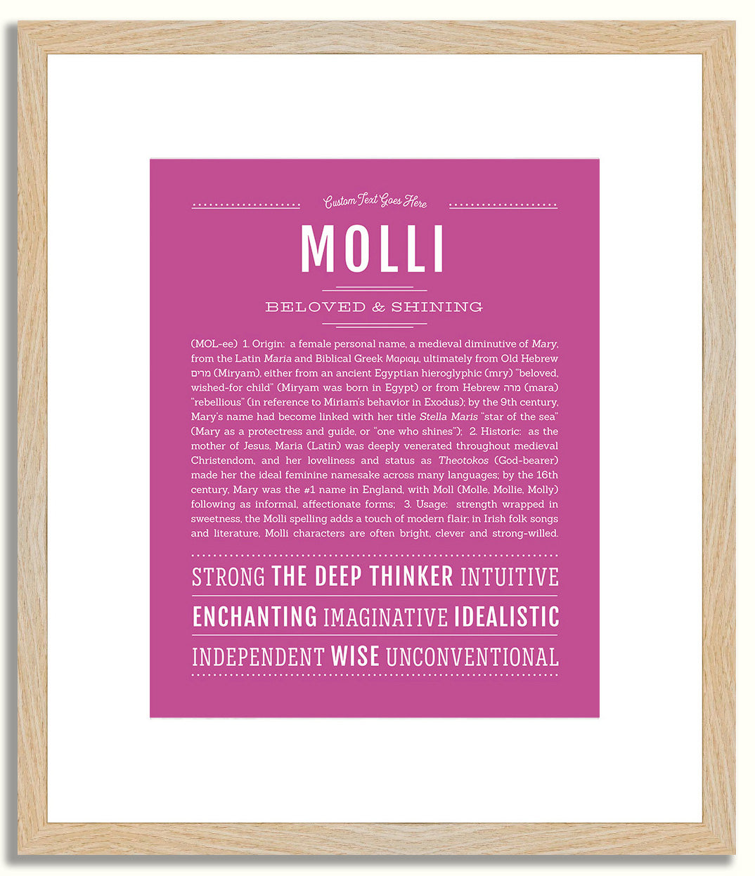 Molli | Name Art Print
