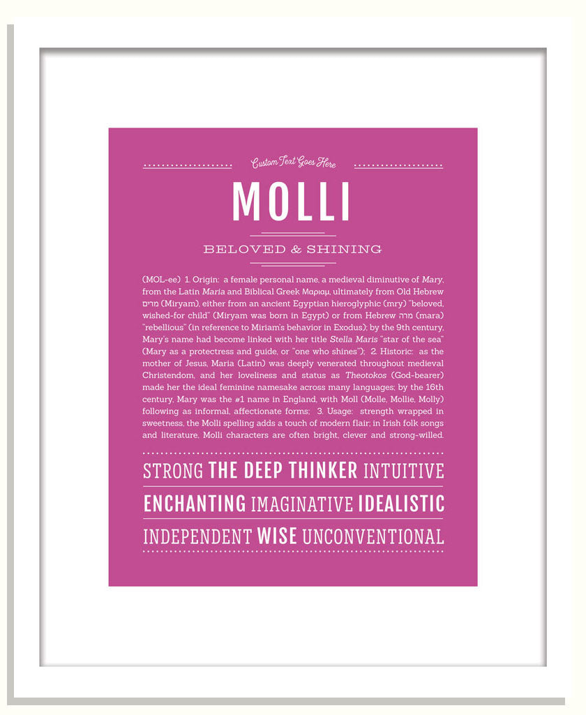 Molli | Name Art Print