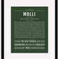 Molli | Name Art Print