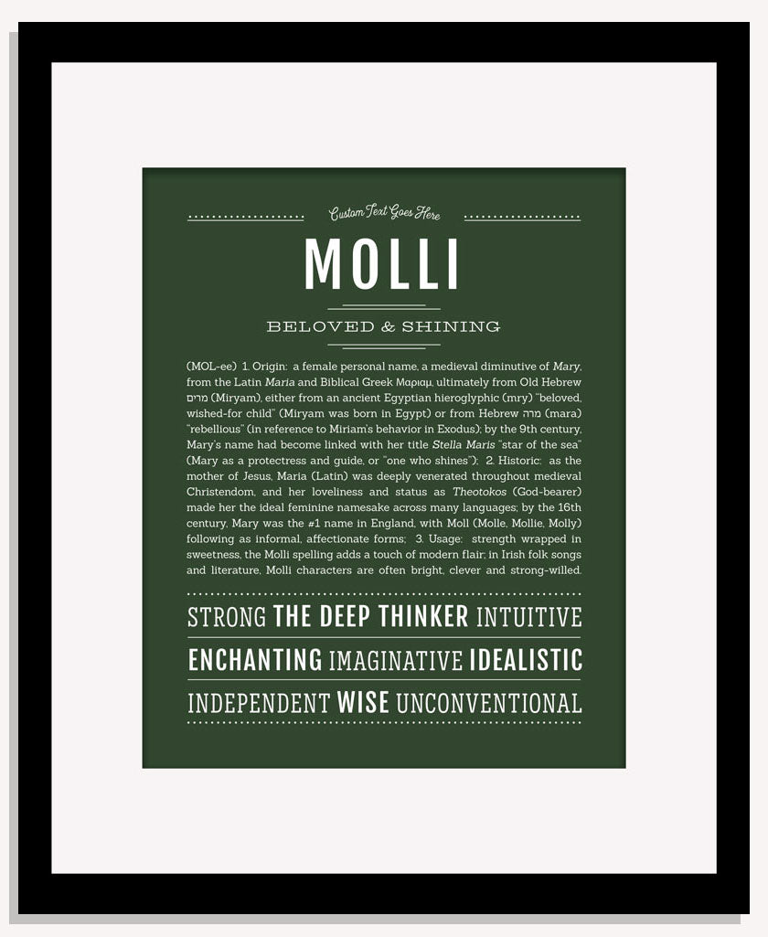 Molli | Name Art Print