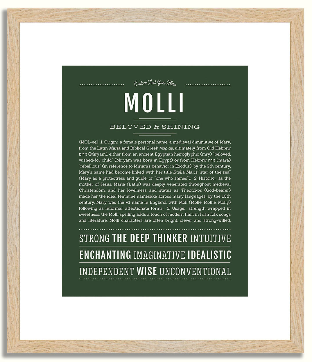 Molli | Name Art Print