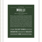 Molli | Name Art Print