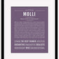 Molli | Name Art Print