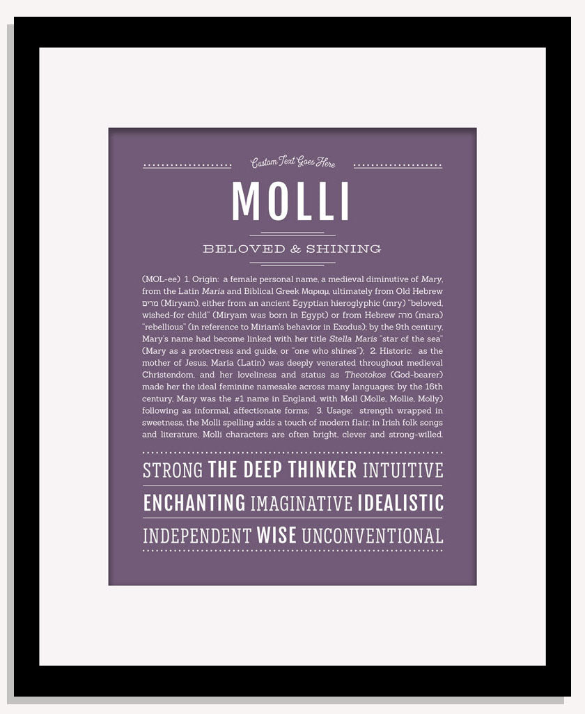 Molli | Name Art Print