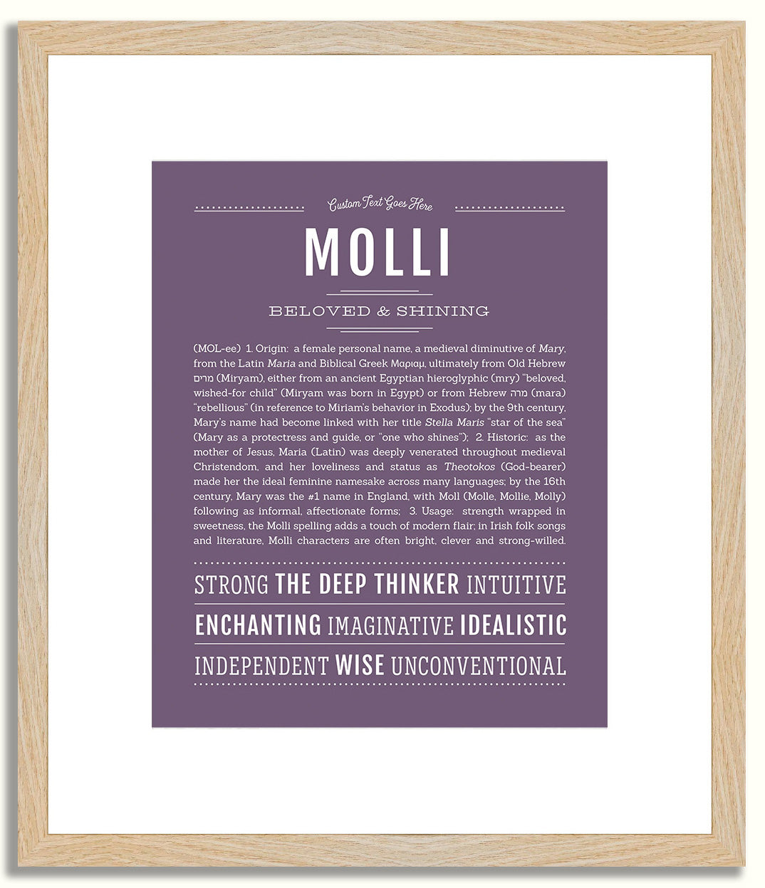 Molli | Name Art Print