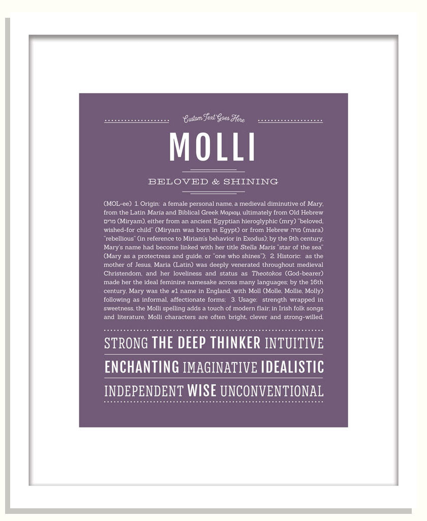 Molli | Name Art Print