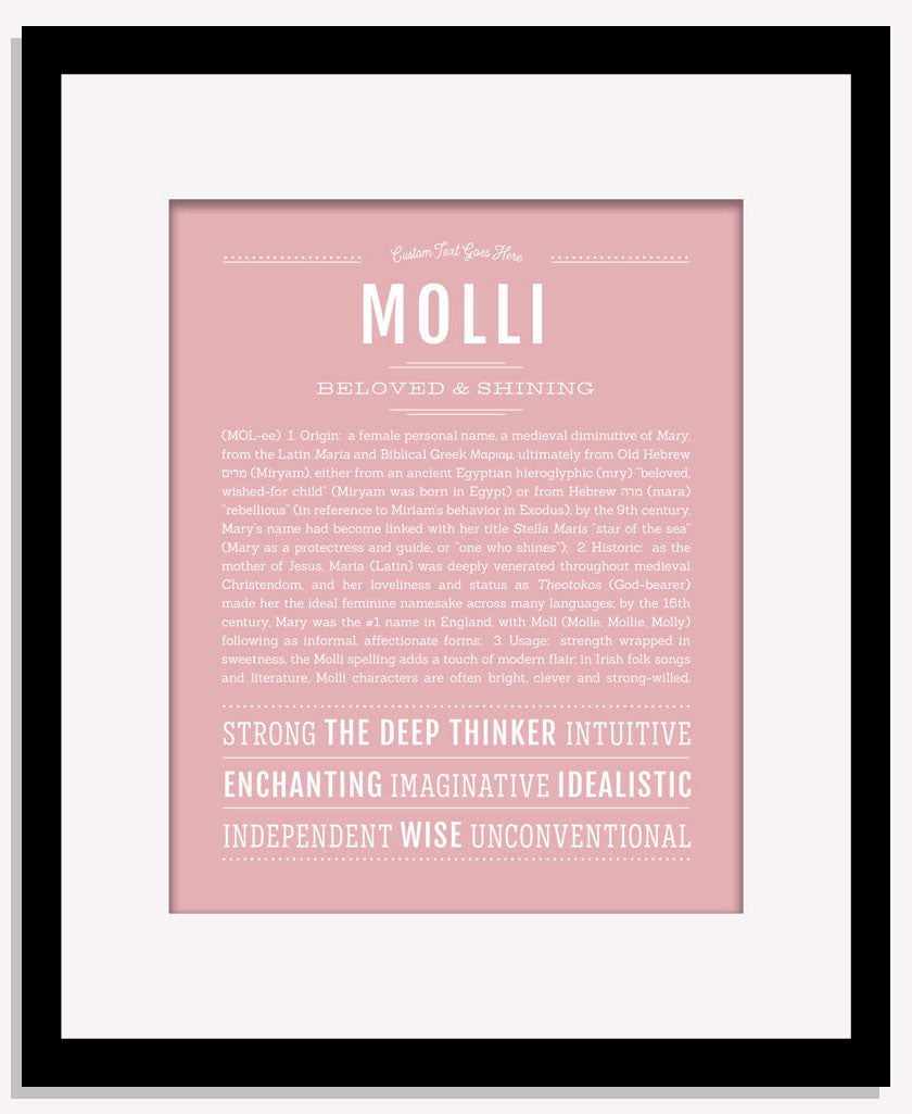 Molli | Name Art Print