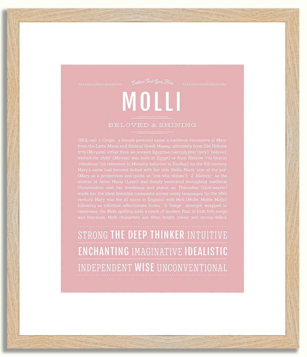 Molli | Name Art Print